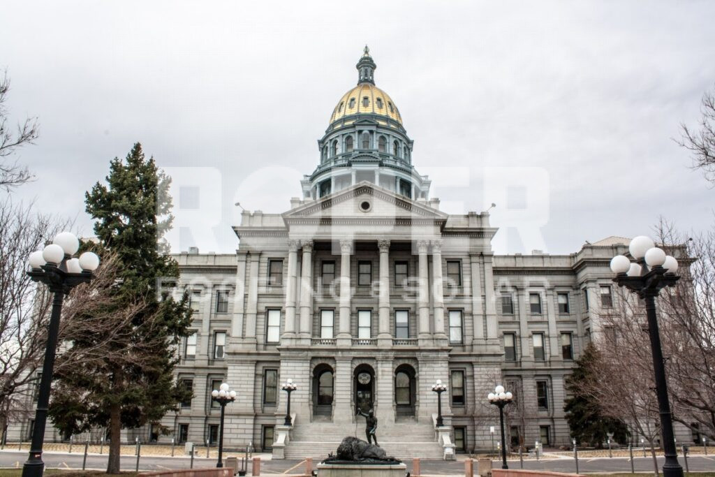Colorado State Capitol building with golden dome and neoclassical architecture