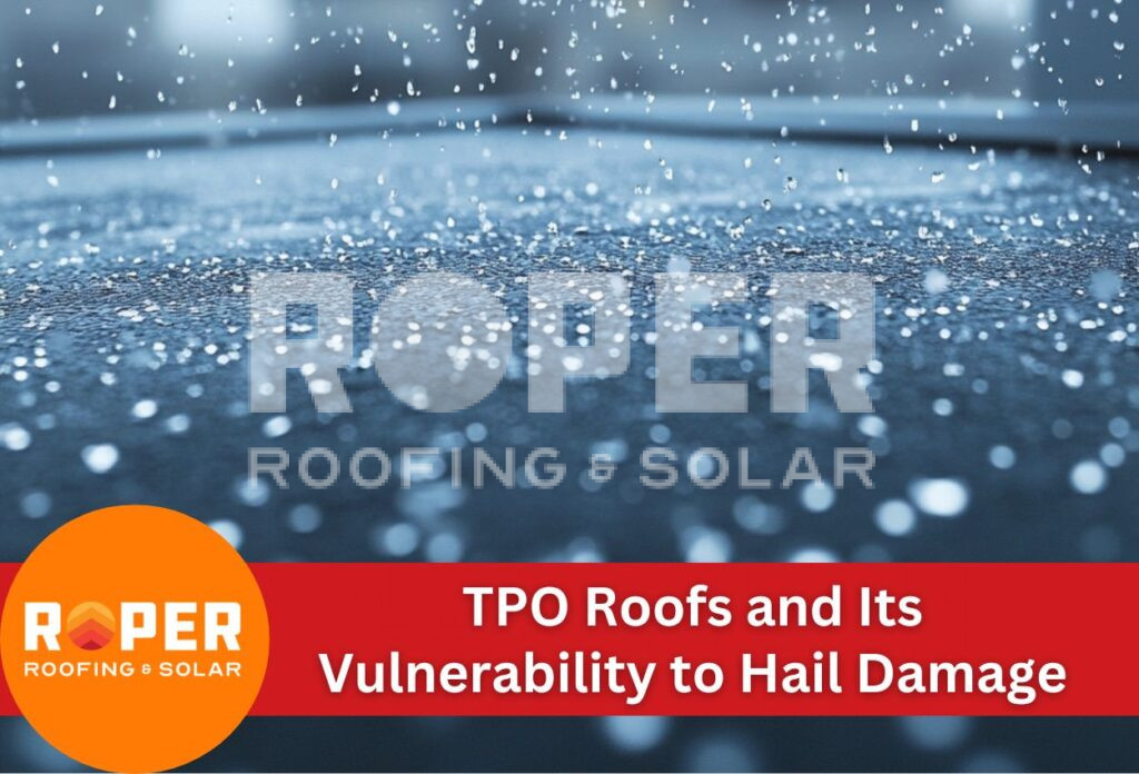 TPO Roofs and Its Vulnerability to Hail Damage