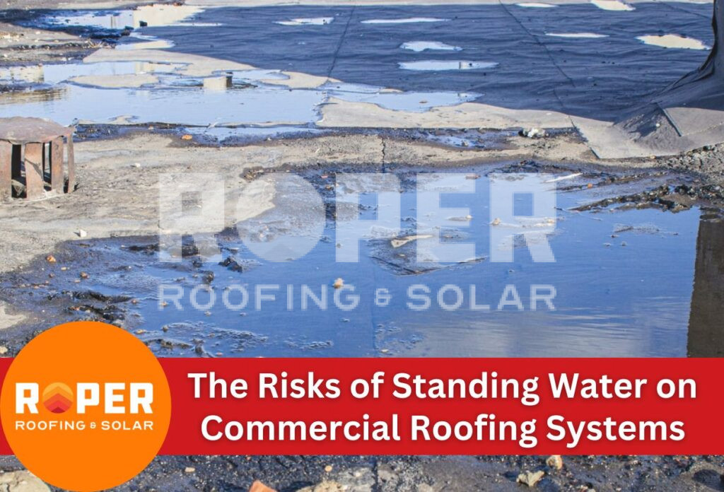 The Risks of Standing Water on Commercial Roofing Systems