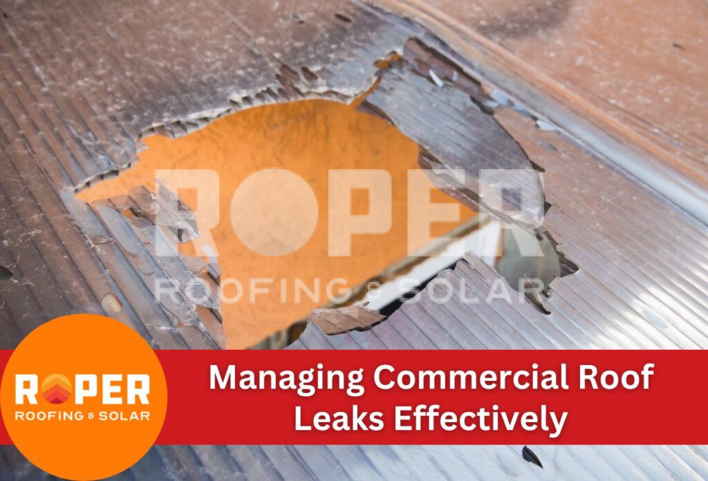 Managing Commercial Roof Leaks Effectively
