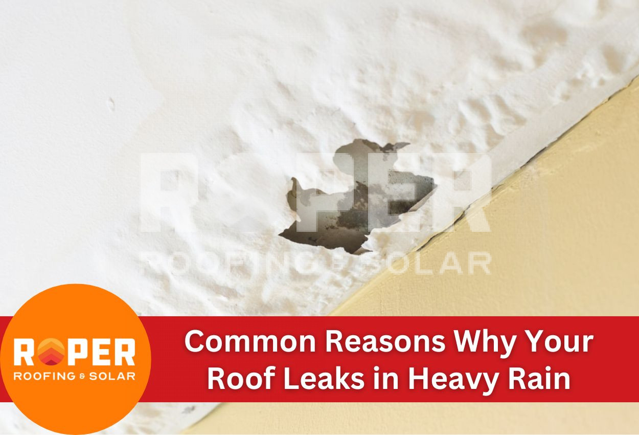 Common Reasons Why Your Roof Leaks in Heavy Rain