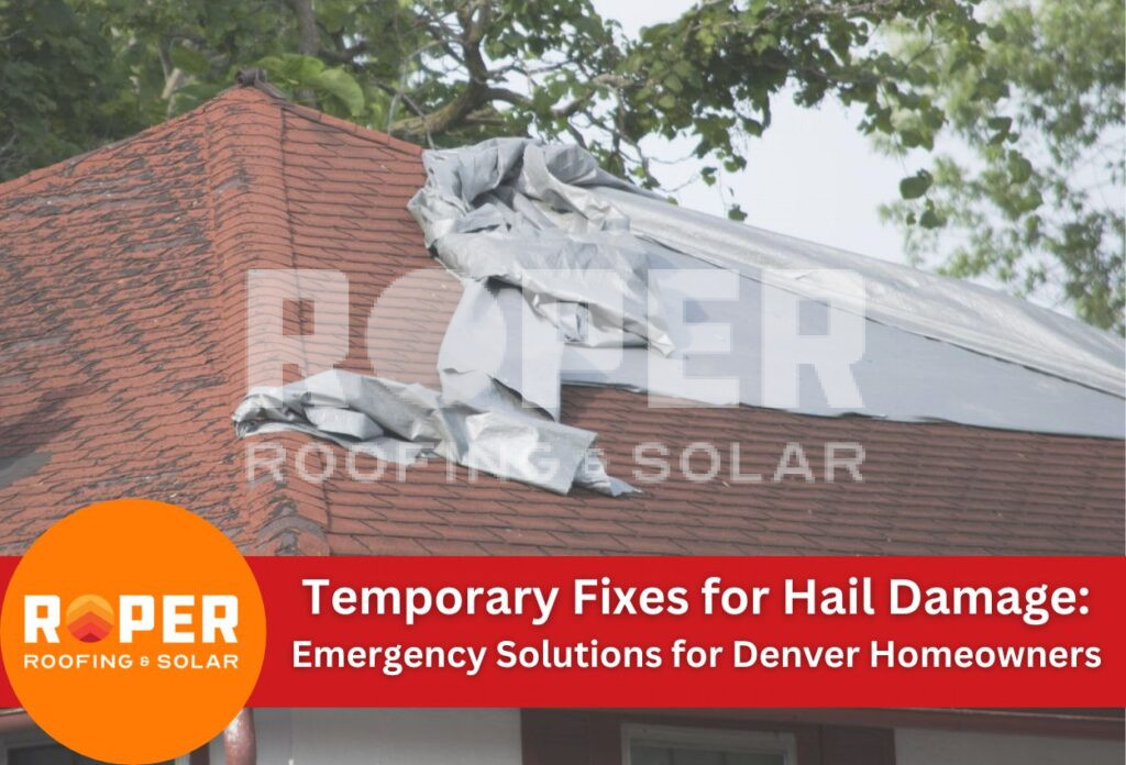 Temporary Fixes for Hail Damage