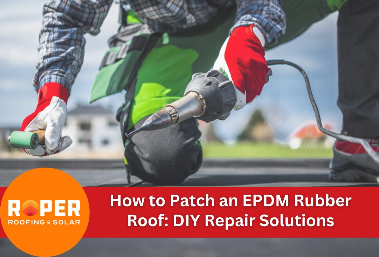 How to Patch an EPDM Rubber Roof DIY Repair Solutions