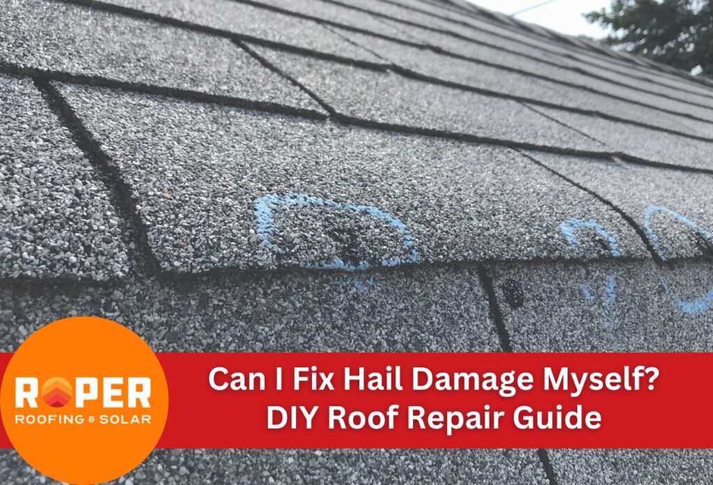 Can I Fix Hail Damage Myself? DIY Roof Repair Guide
