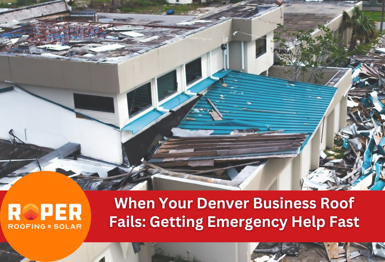 When Your Denver Business Roof Fails Getting Emergency Help Fast