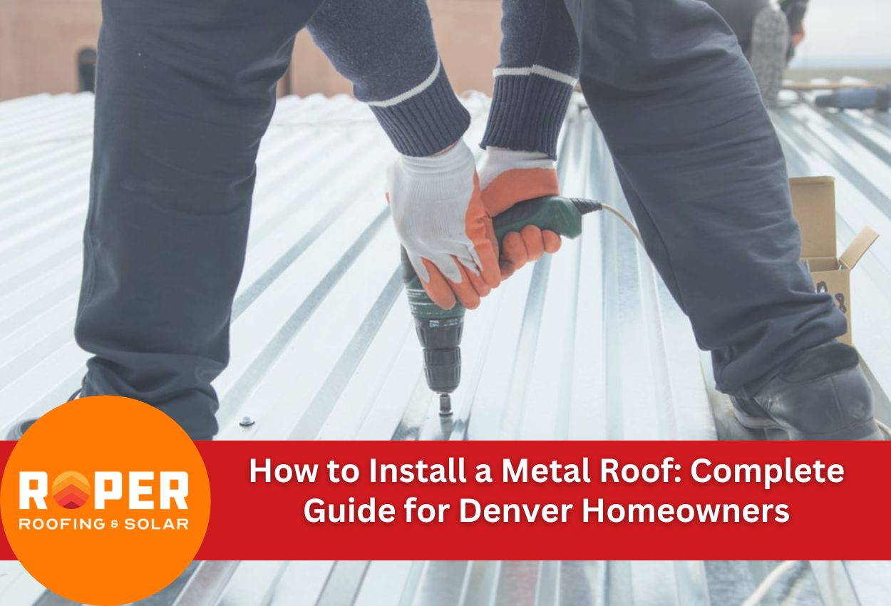 How to Install a Metal Roof Complete Guide for Denver Homeowners