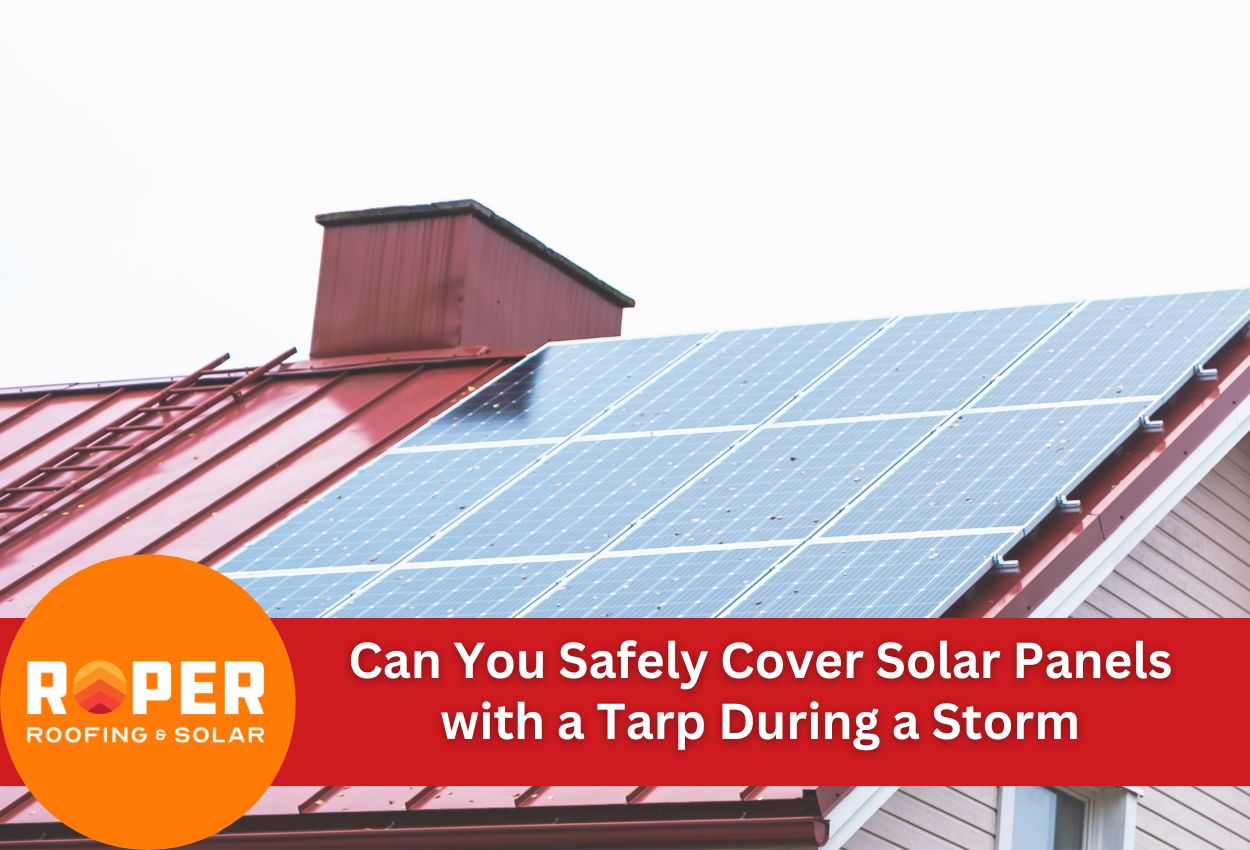 Can You Safely Cover Solar Panels with a Tarp During a Storm