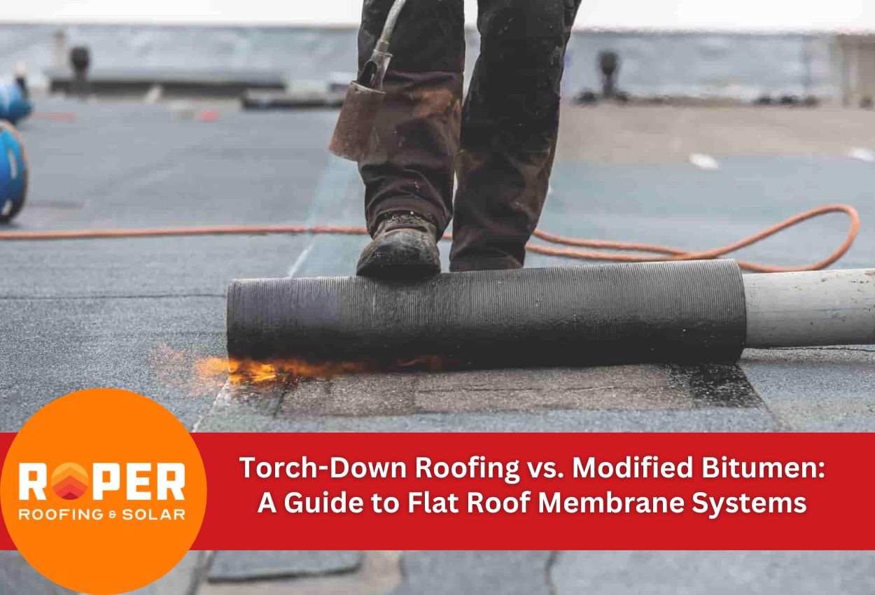 Torch-Down Roofing vs. Modified Bitumen: A Guide to Flat Roof Membrane Systems
