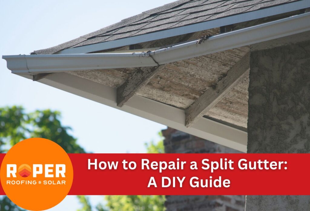 How to Repair a Split Gutter: A DIY Guide