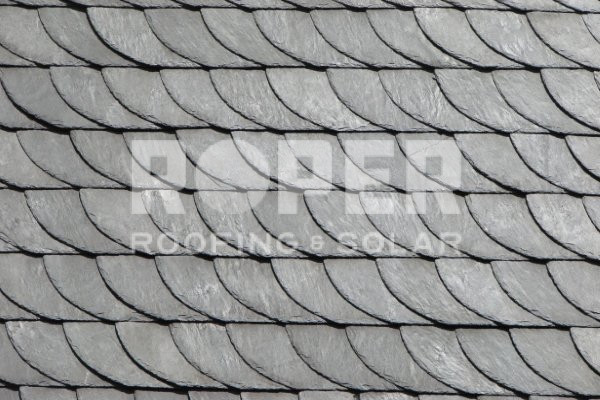 slate tile roofs with special shapes